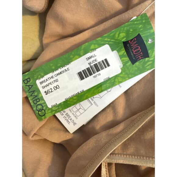 Cosabella Smooth Bamboo Tank Shaper Women's Size Small Nude Breath Camisole NWT - Picture 3 of 8